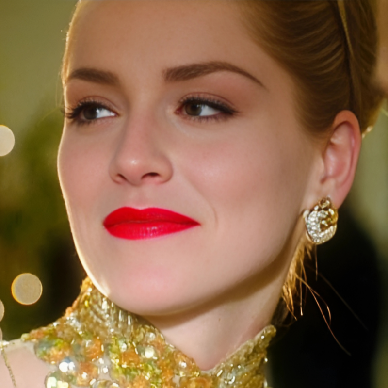 Gouden Diamanten Hartvormige Oorknopjes - Kayla