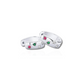 Jade chunky multicolor cubic zirkonia huggie oorbellen voor een opvallende look