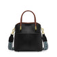 Emmerbag voor dames in generfd leer met dubbel handvat - Emilia
