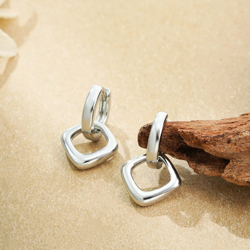 Geometrische Creoolse Hoepel Oorbellen - Zoey