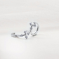 Stijlvolle Elegante Kruis Hoepel Oorbellen met Stralende Cubic Zirconia - Lillian