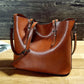 Recta - Vintage leren schoudertas