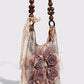 Stijlvolle Tie-Dye Rozenbloem Schoudertas - Perfect voor casual en elegante looks