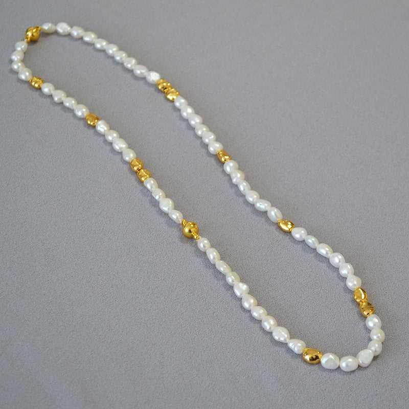 Elegante Onregelmatige Barokparelketting - Jantine voor een unieke stijl