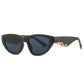 Chique Ombre Cat-Eye Zonnebril voor een Stijlvolle Look