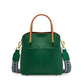 Emmerbag voor dames in generfd leer met dubbel handvat - Emilia