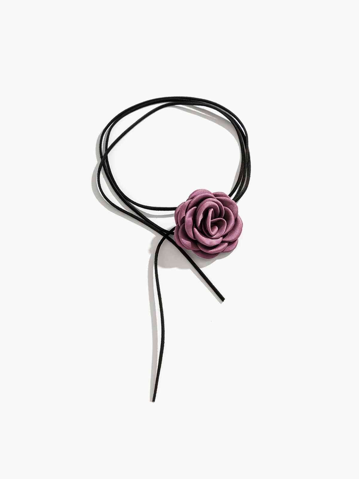 Rozenknop Choker Ketting