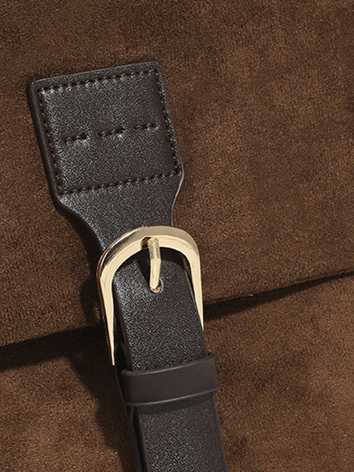 Vintage schouderband met elegante gesp