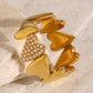 Elegant Romantisch Hart Ring