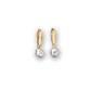 Gouden parel oorbellen - Ere