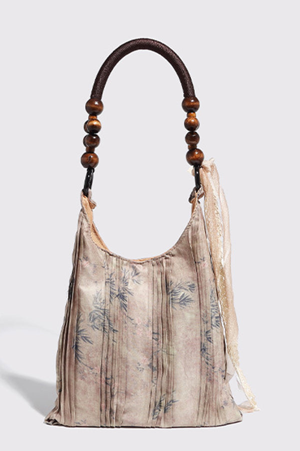 Stijlvolle Tie-Dye Rozenbloem Schoudertas - Perfect voor casual en elegante looks