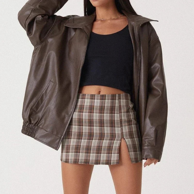 Leather jacket X