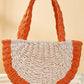 Schattige feestdagenfruit-geweven tas