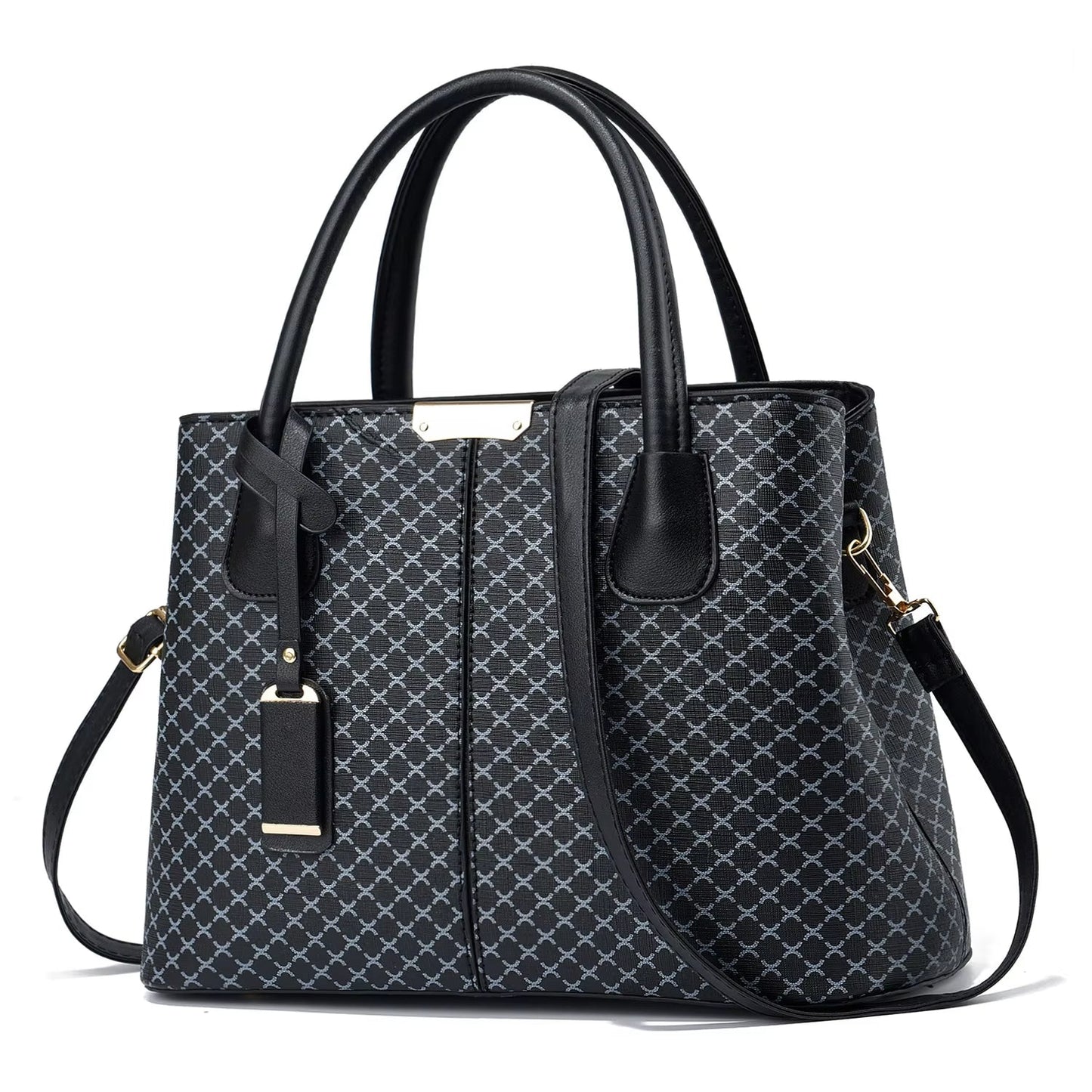 Elegante dames schoudertas met trendy geometrisch ontwerp – Amélie