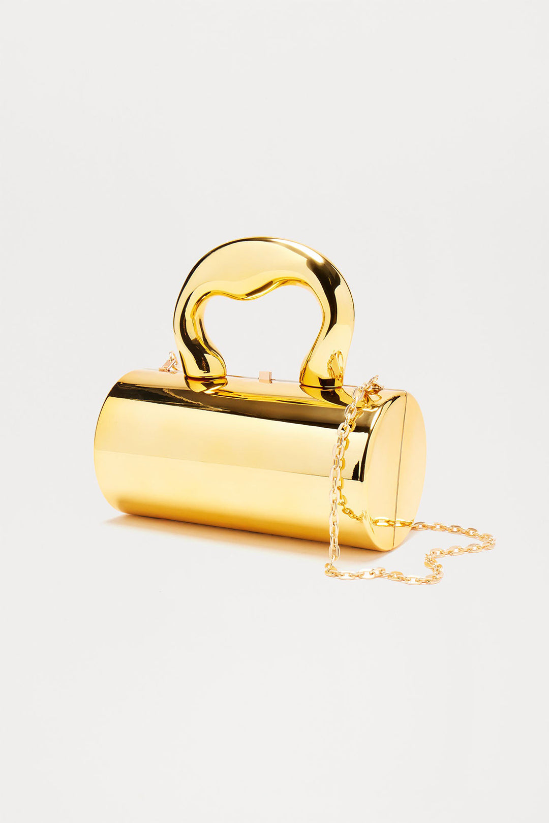 Glanzende Metalen Handtas voor Een Chic Stijl