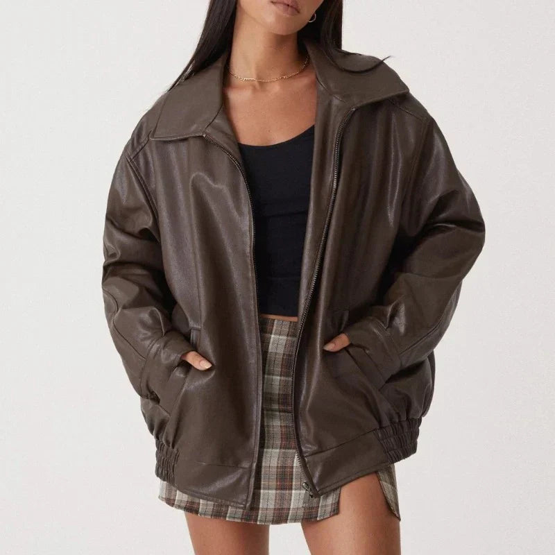 Leather jacket X