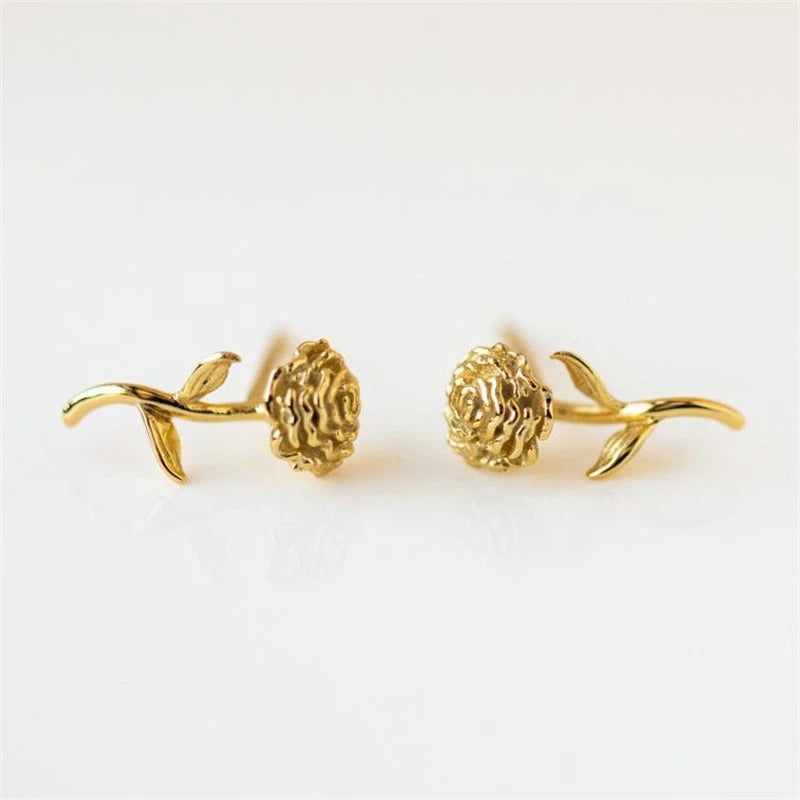 Gouden Geboortebloem Oorbellen - Maria